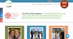 Desktop Screenshot of ccusa.co.uk