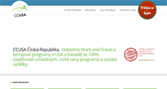 Desktop Screenshot of ccusa.cz