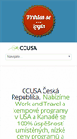 Mobile Screenshot of ccusa.cz