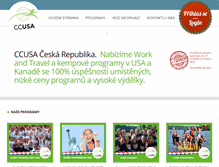 Tablet Screenshot of ccusa.cz
